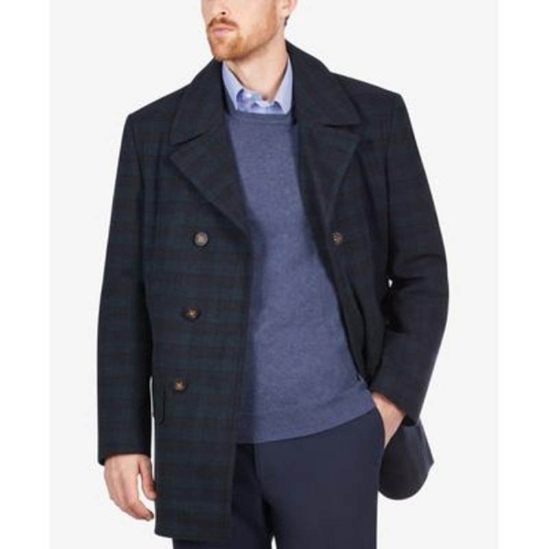 Lauren Ralph Lauren Mens Luke Big & Tall Peacoat Navy Green 36R