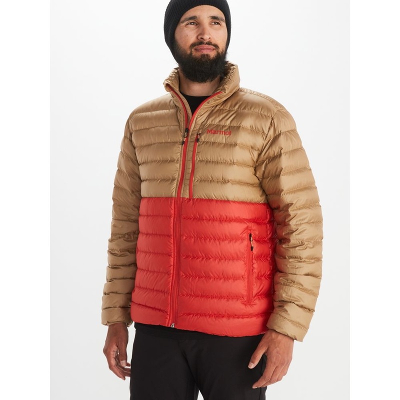 Marmot Mens Highlander Jacket Shetland Cairo Brown Red 2XL