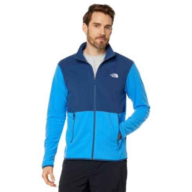 The North Face Men's Tka Full Zip Glacier Fleece Jacket XXL 2XL Blue