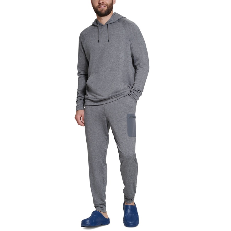 Bass Outdoor Mens Summit Sweatshirt Hoodie Gargoyle Grey Large