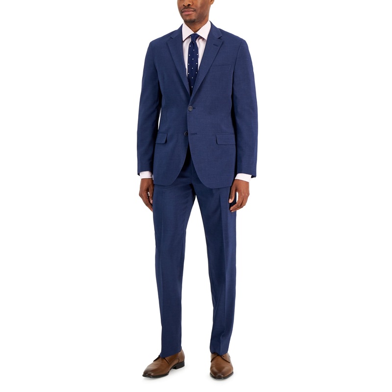 Nautica Men's Modern Fit Stretch Suit Jacket Navy Blue  42L