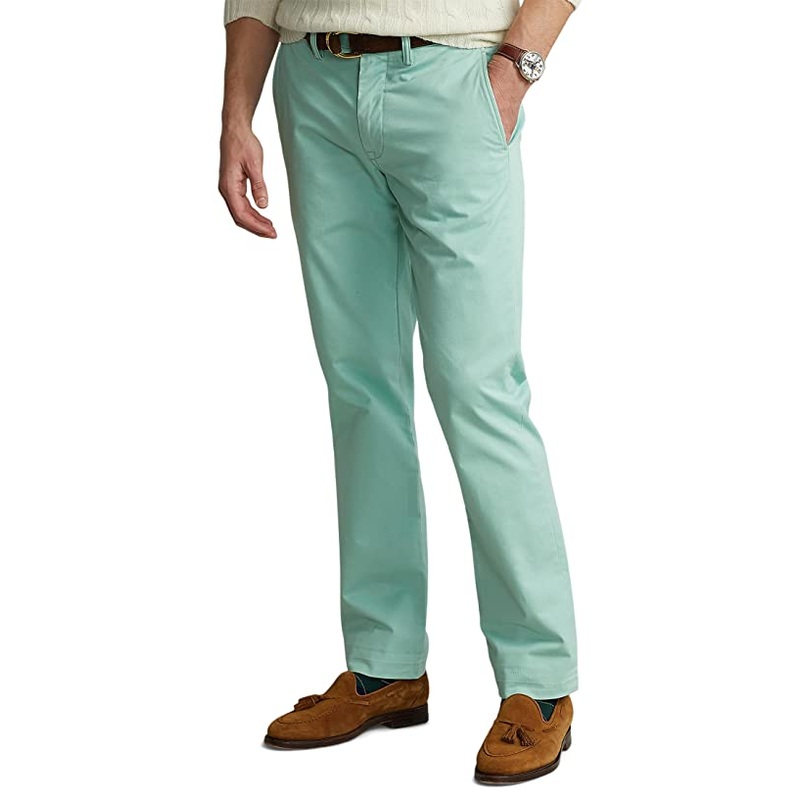 Polo Ralph Lauren Mens Stretch Straight Fit Jeans Celery 38 x 30