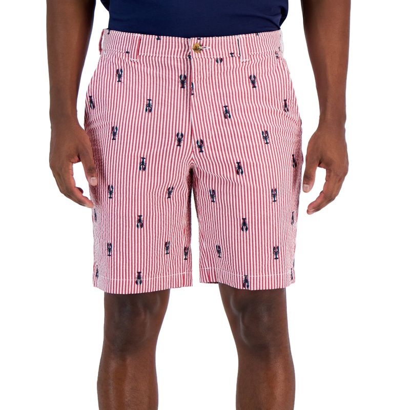 Club Room Men's Jimmy Lobster Fire Classic Fit Shorts 34 Waist