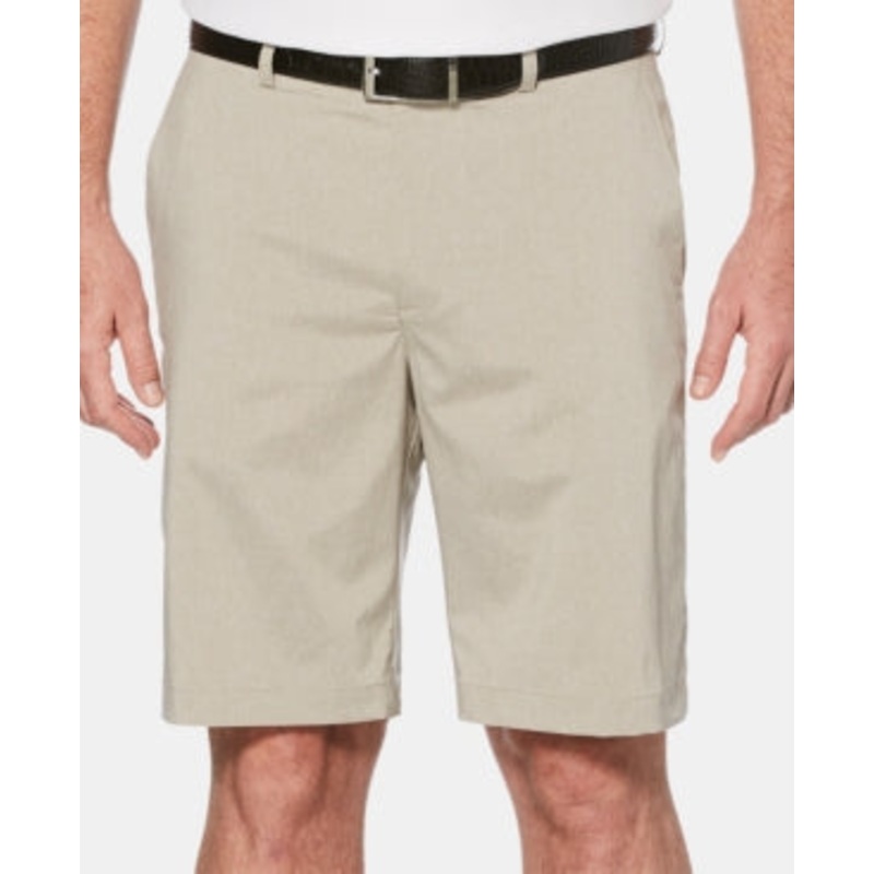 PGA TOUR Mens Classic-Fit Flat Front Stretch Golf Shorts Khaki 30