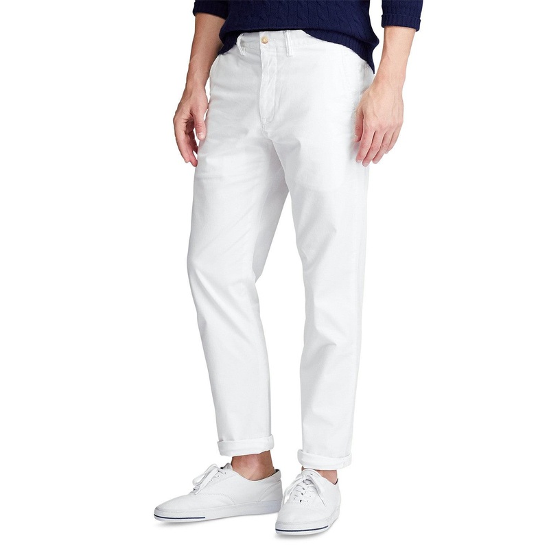 Polo Ralph Lauren Men's White Stretch Chino Pants 40 x 30