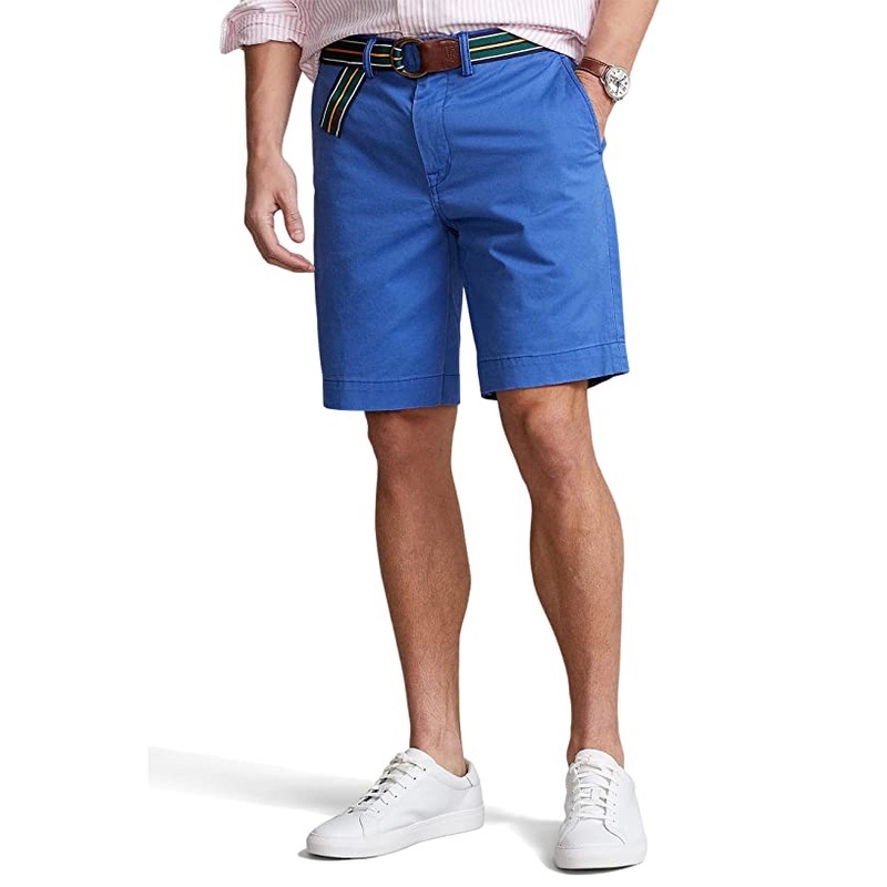 Ralph Lauren Polo Mens 9.5" Stretch Shorts Liberty Blue Size 32