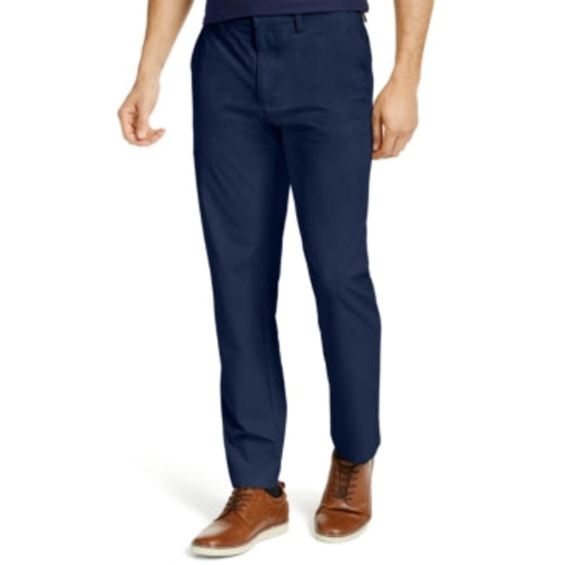 Club Room Men's Tech Pants Navy Blue 40 x 32