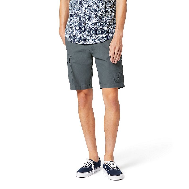 Dockers Mens Big and Tall Straight Fit Cool Slate Cargo Shorts 52
