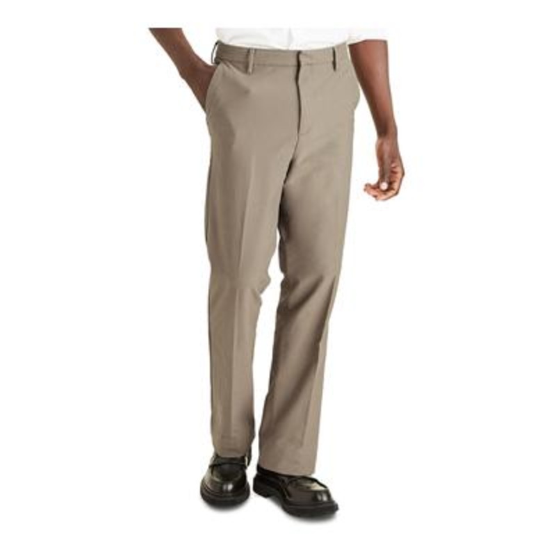 Dockers Mens Straight Fit Comfort Knit Trouser Pants Timberwolf Beige 36 x 30