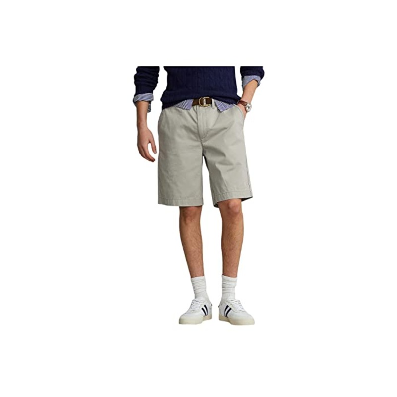 Polo Ralph Lauren Mens Relaxed Fit Chino Shorts Grey Fog 35