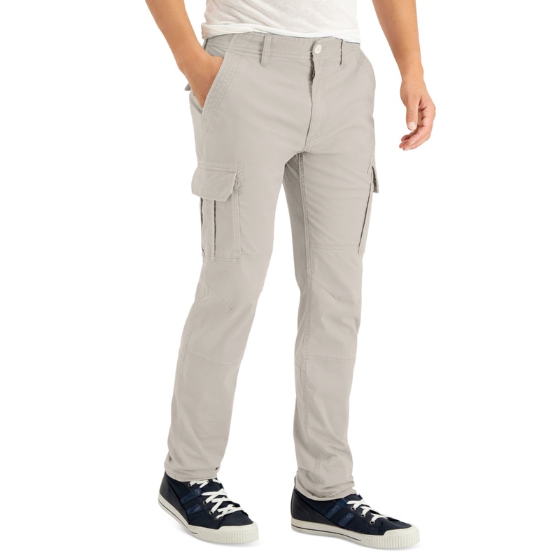 Sun Stone Mens Morrison Cargo Pants Stone Block Beige 38 x 32