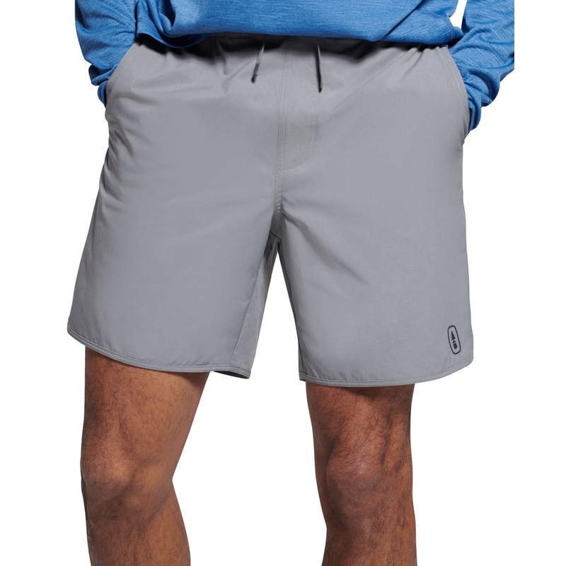 BASS OUTDOOR Men's Drawstring Trail 8" Shorts Gargoyle Grey XXL