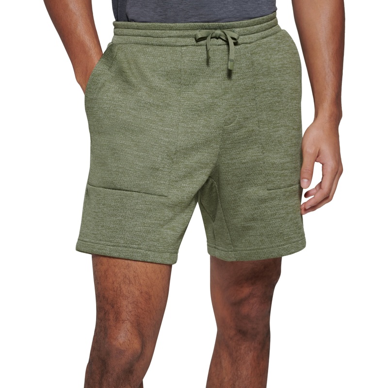 BASS OUTDOOR Mens Porter Fleece Shorts Green 2XL