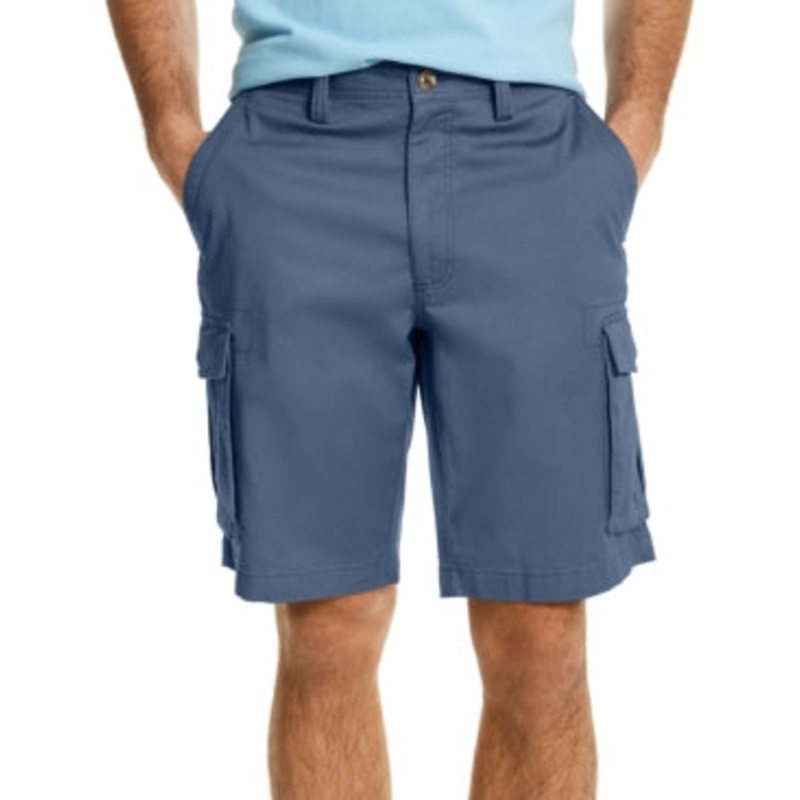 Club Room Mens Stretch Cargo Shorts Wedgewood Blue 38 Waist
