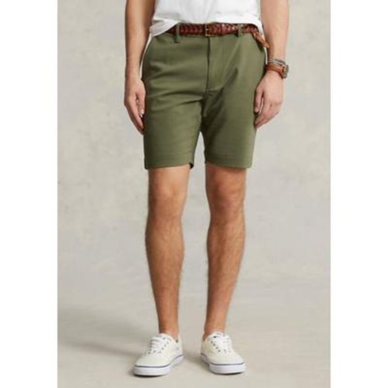 Polo Ralph Lauren Men's 7" Slim Fit Dobby Shorts Army Green 40