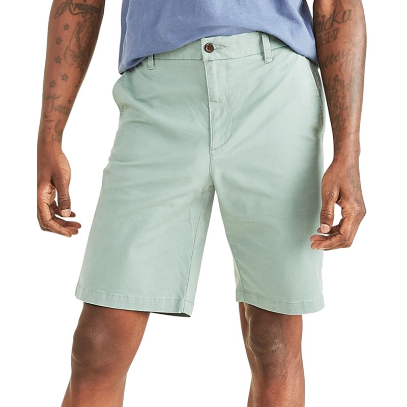 Dockers Men's Ultimate Stretch Solid Shorts Agave Green 33