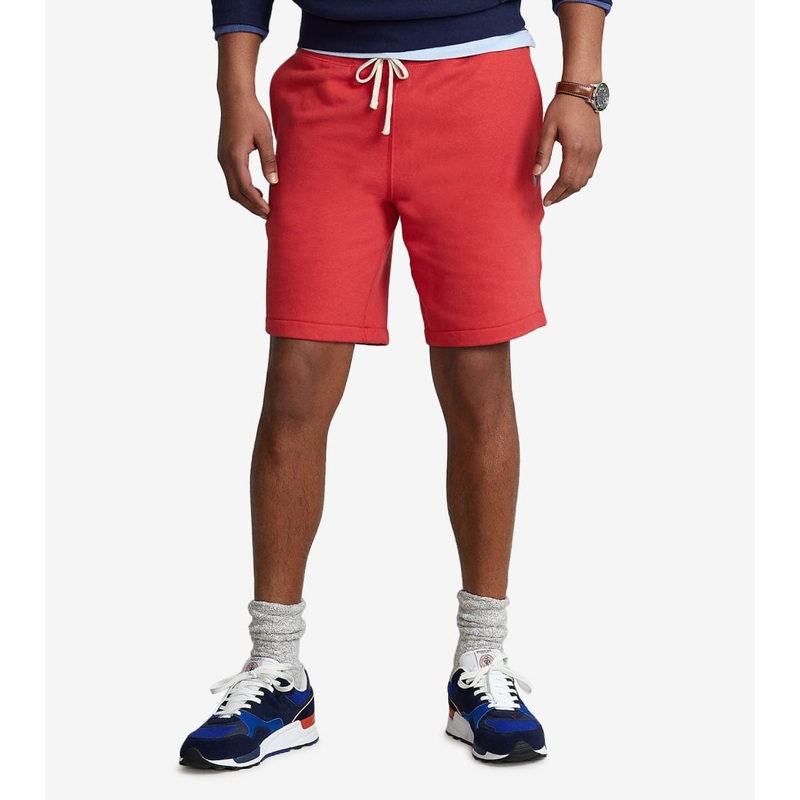 Polo Ralph Lauren Mens Fleece Shorts Red Size XL