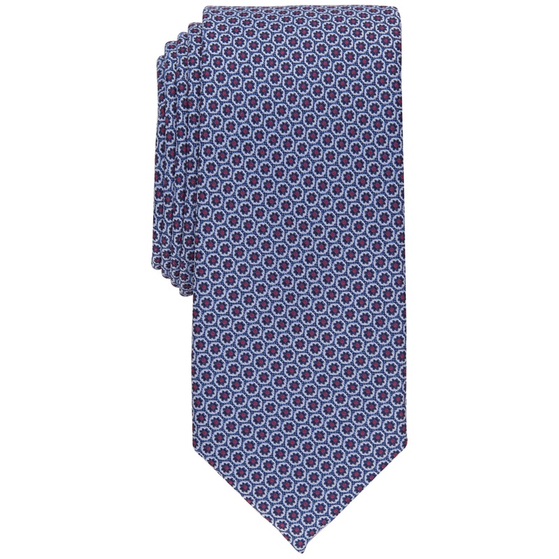 Alfani Men's Abby Slim Tie Berry Blue
