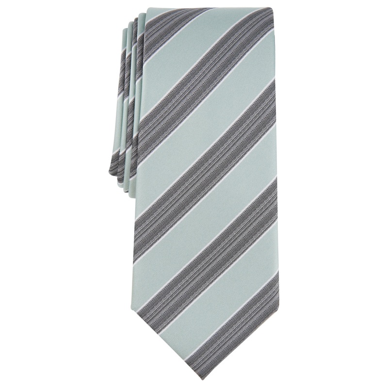 Alfani Men's Bartel Stripe Necktie Mint