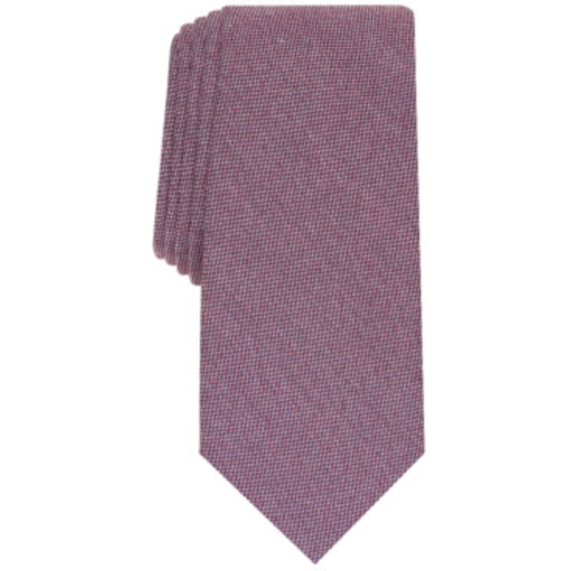 Bar III Men's Dunbar Solid Slim Tie Light Pink