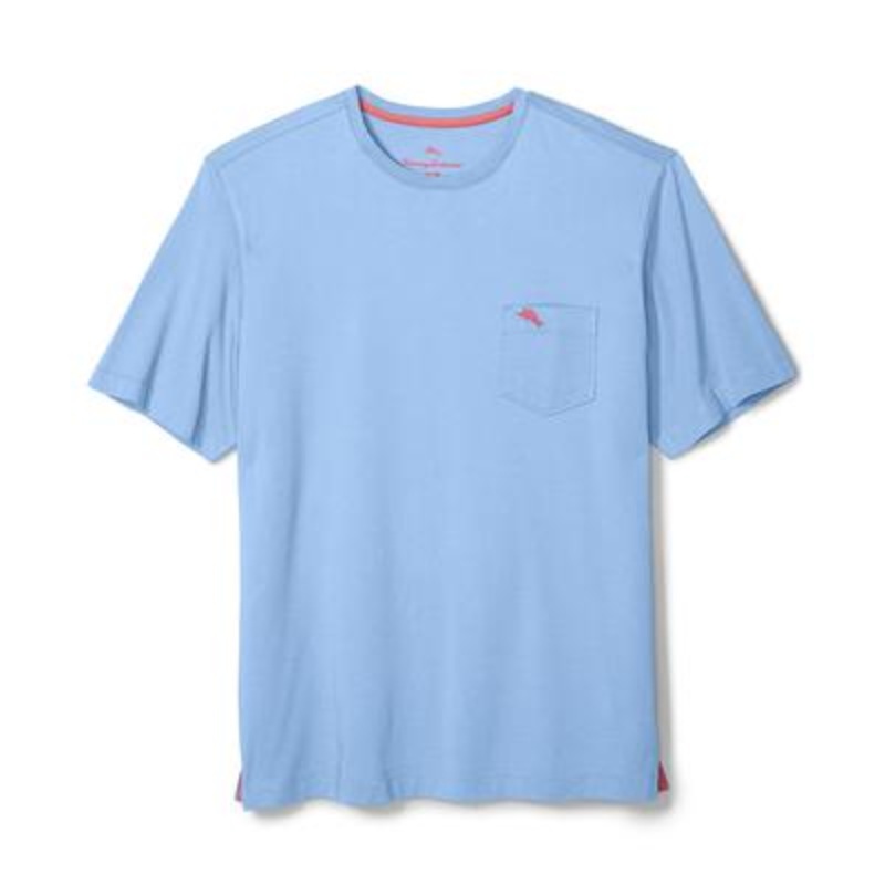 Tommy Bahama Men's Bali Sky Short Sleeve Crewneck T Shirt Light Blue XXL