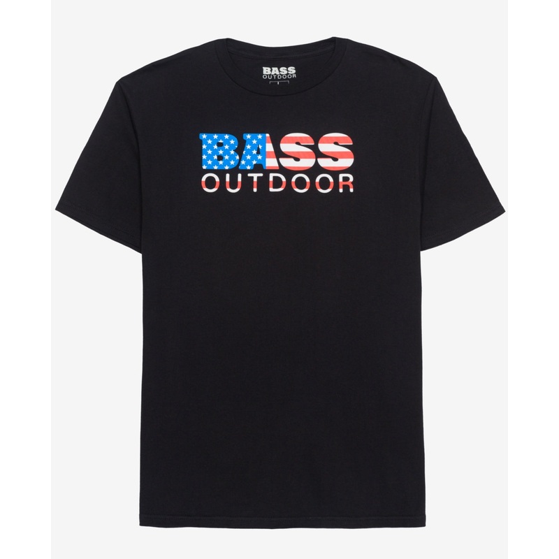 Bass Outdoor Mens Freeman Short Sleeve T Shirt Black XL