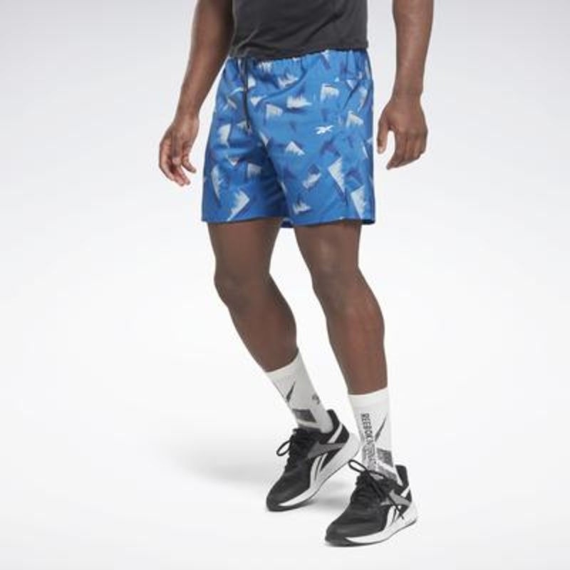 Reebok Men's Sweat Wicking Running Shorts Blue Small