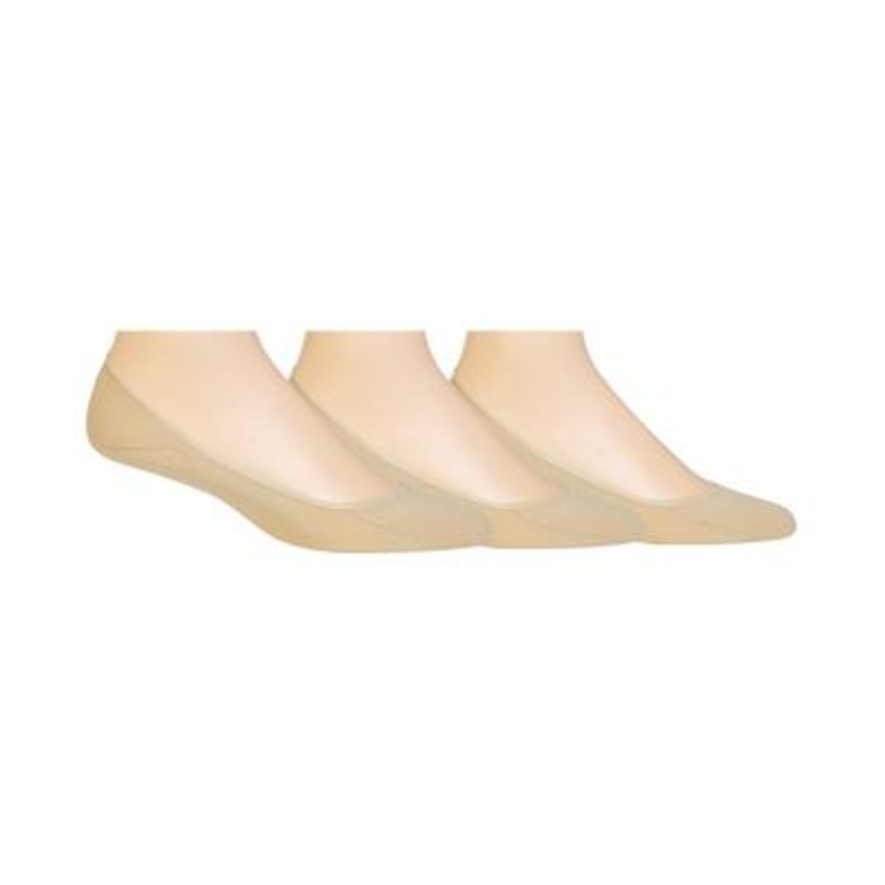 Ralph Lauren Men's No Show  3 Pack Socks KHAKI