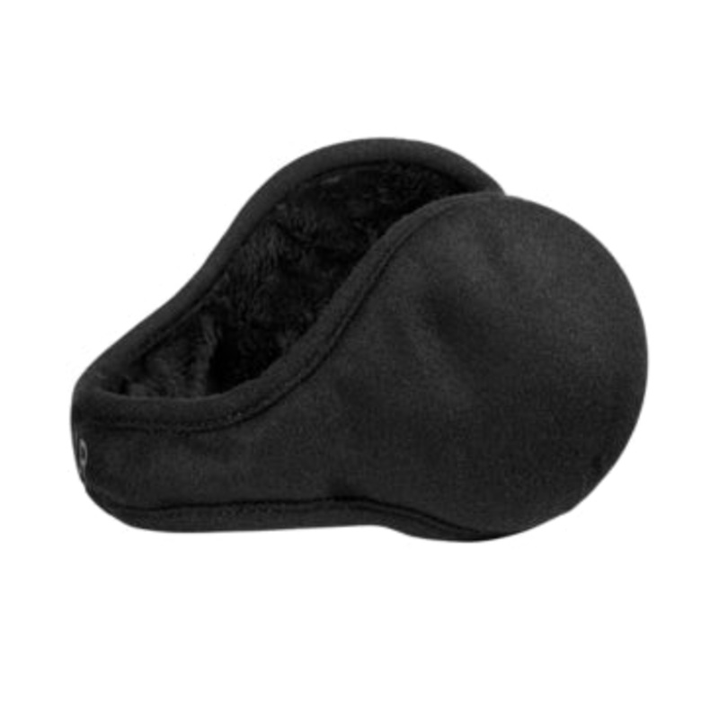 UR Gloves Mens Soft Black Earflaps ONE SIZE