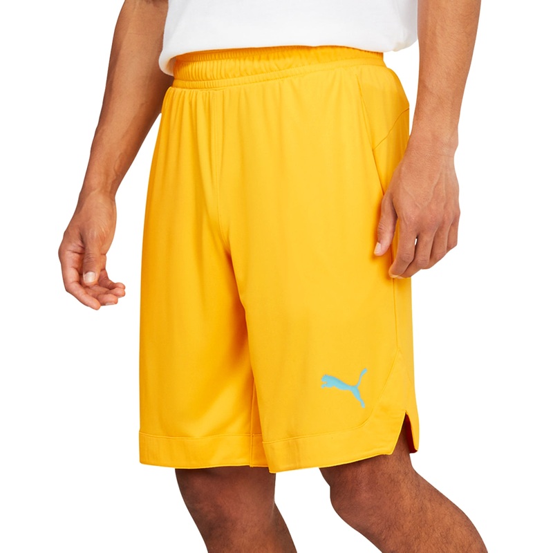 Puma Men's dryCELL 10" Basketball Shorts Yellow 2XL