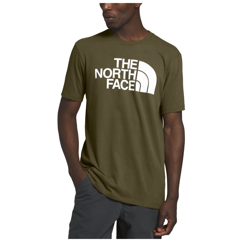 The North Face Men's Half Dome Logo Short Sleeve Crewneck T Shirt Green XL