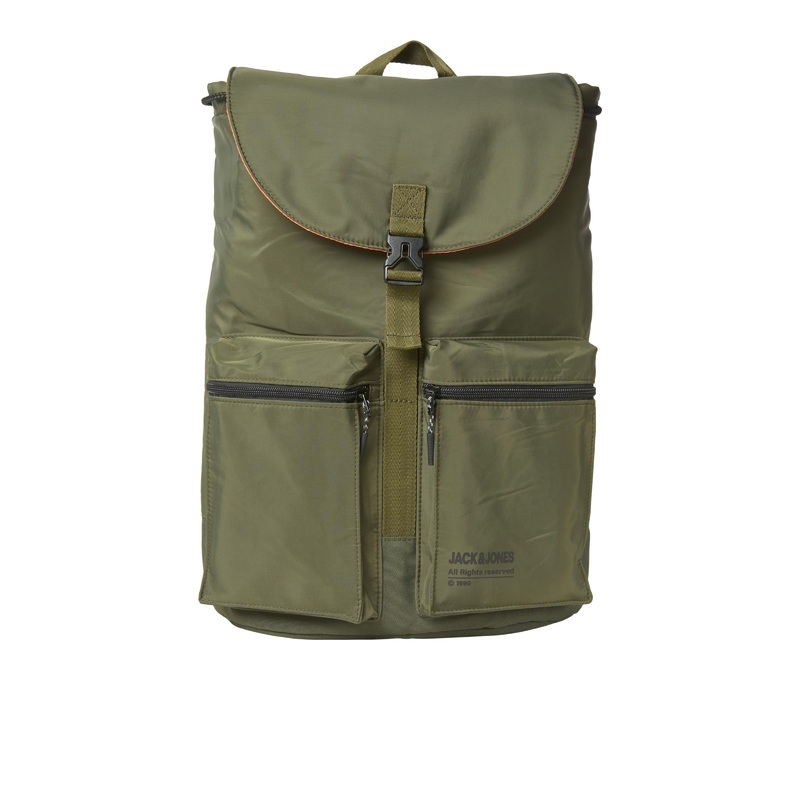 Jack Jones Mens Zody Backpack Dark Olive