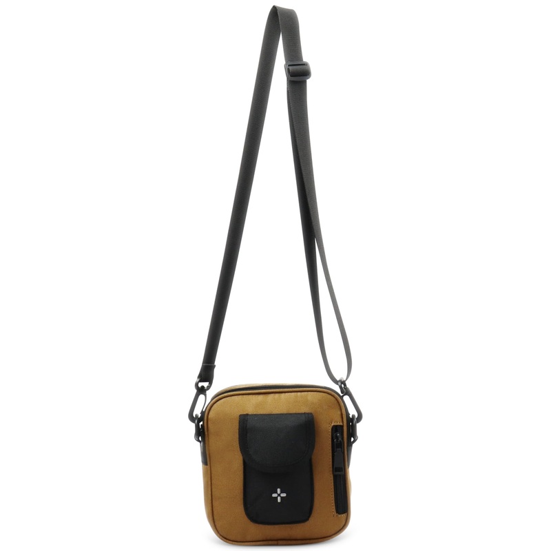Sun + Stone Mens Tan Crossbody Bag Shoulder Sling Purse