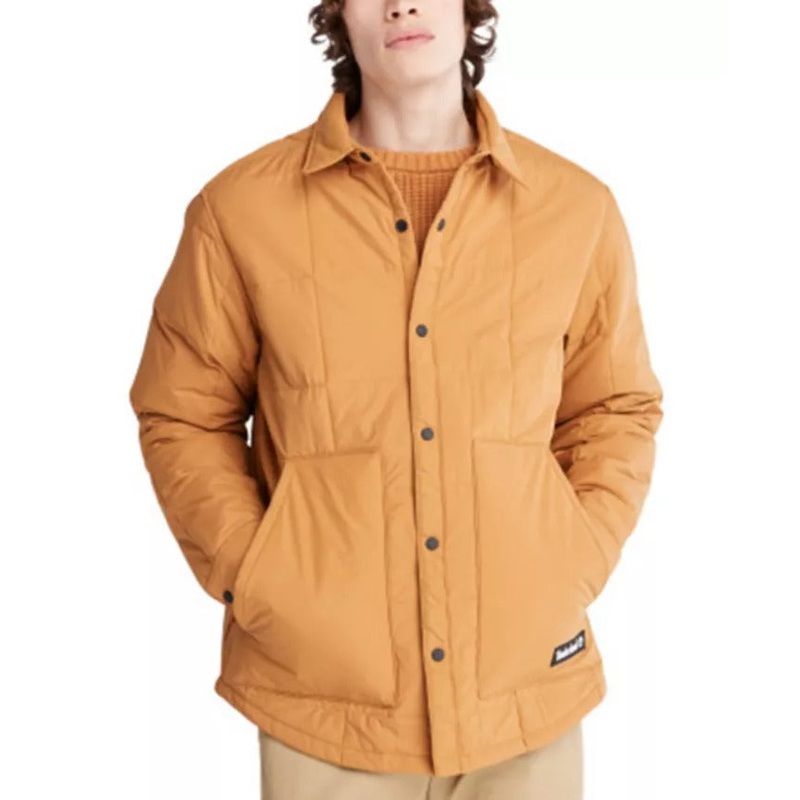 Timberland Men's Dwr Progressive Utility Quilted Overshirt Jacket XL