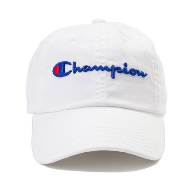 Champion Men's White Logo Baseball Hat
