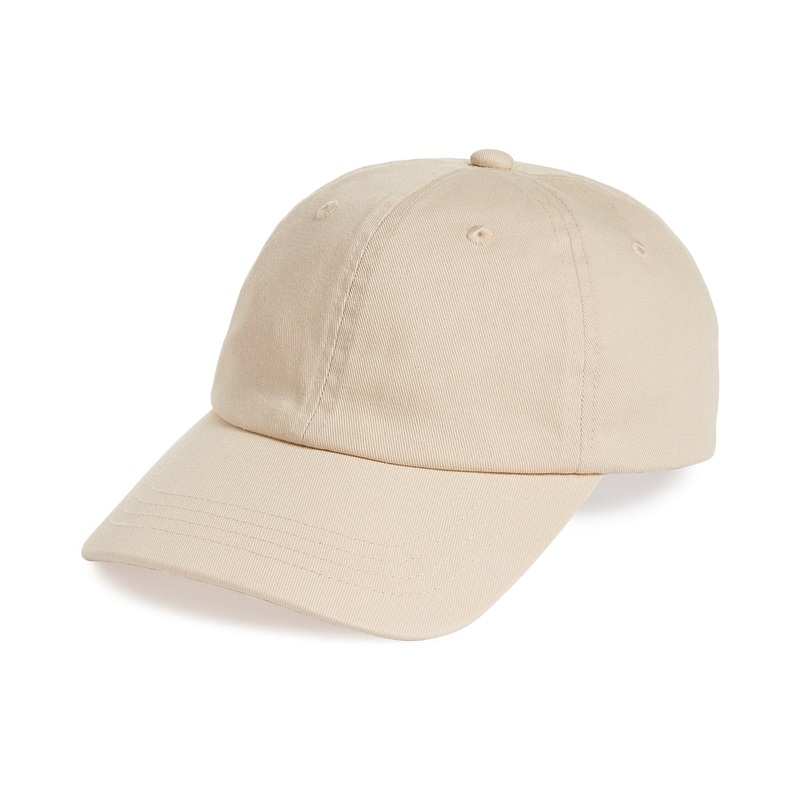 Club Room Mens Beige Solid Baseball Hat ONE SIZE
