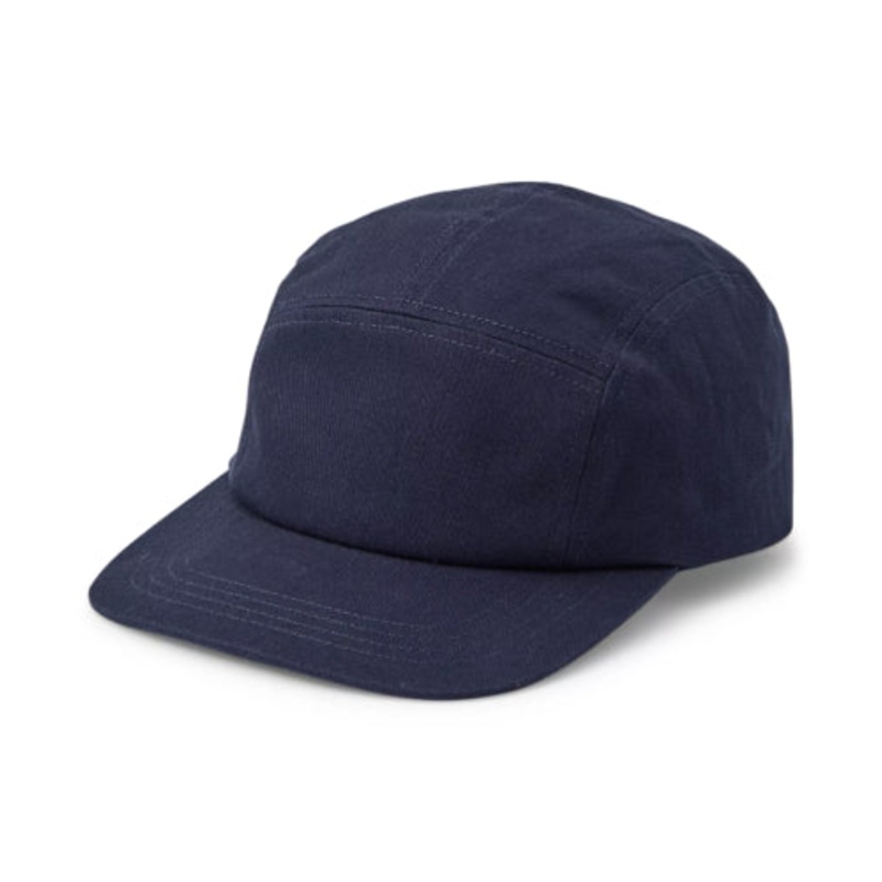 Sun Stone Mens Blue Solid Panel Cap Hat OSFA REG