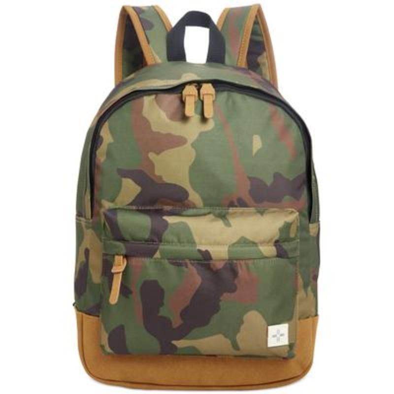 Sun + Stone Riley Camouflage Backpack Green