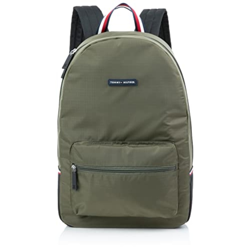 Tommy Hilfiger Mens Alexander Ripstop Backpack Army Green/Black