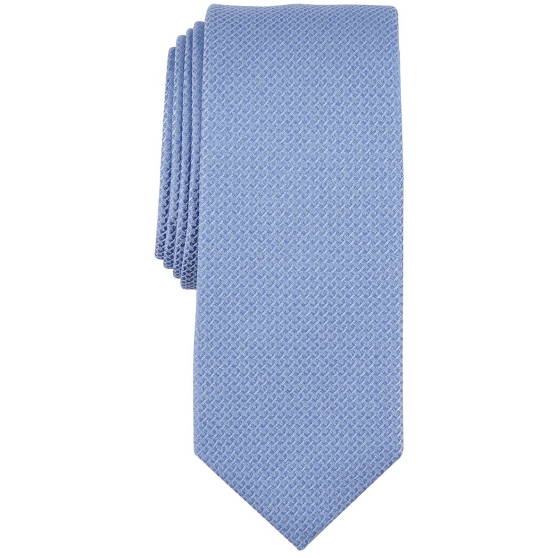 Alfani Men's Minetta Solid Tie Light Blue Necktie