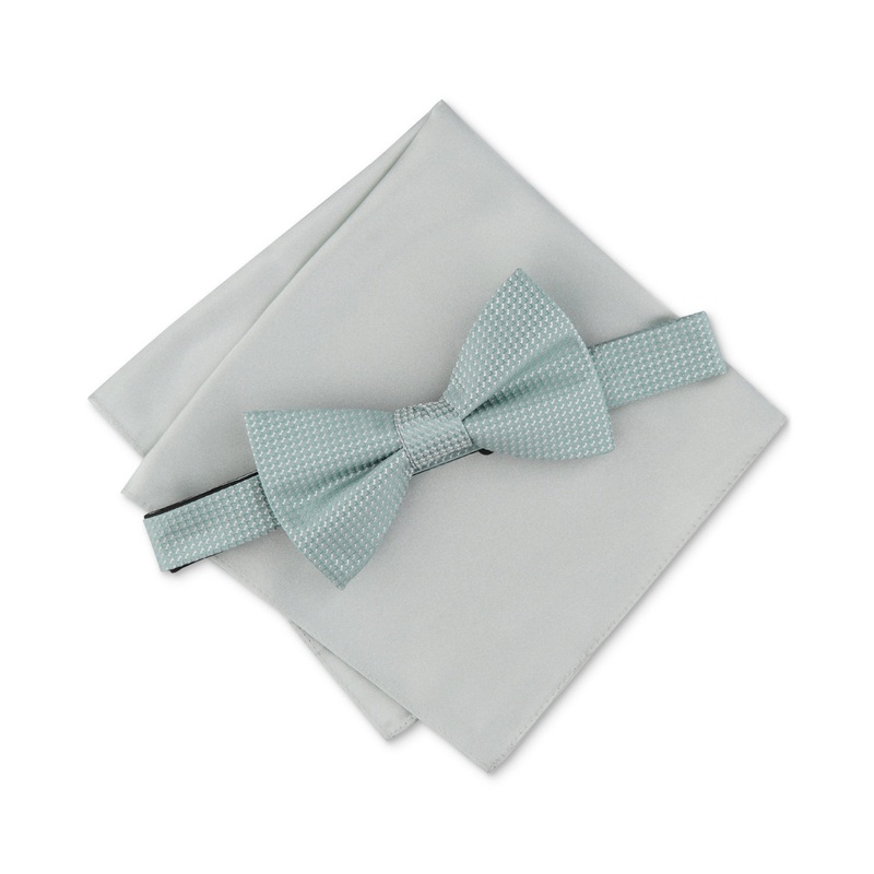 Alfani Mens Walley Solid Bow Tie Mint Green