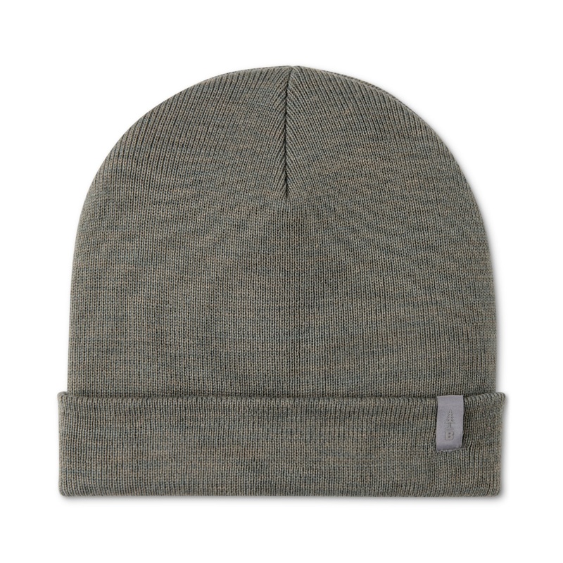 Bass Outdoor Men's Light Grey Rib Knit Beanie Hat OS