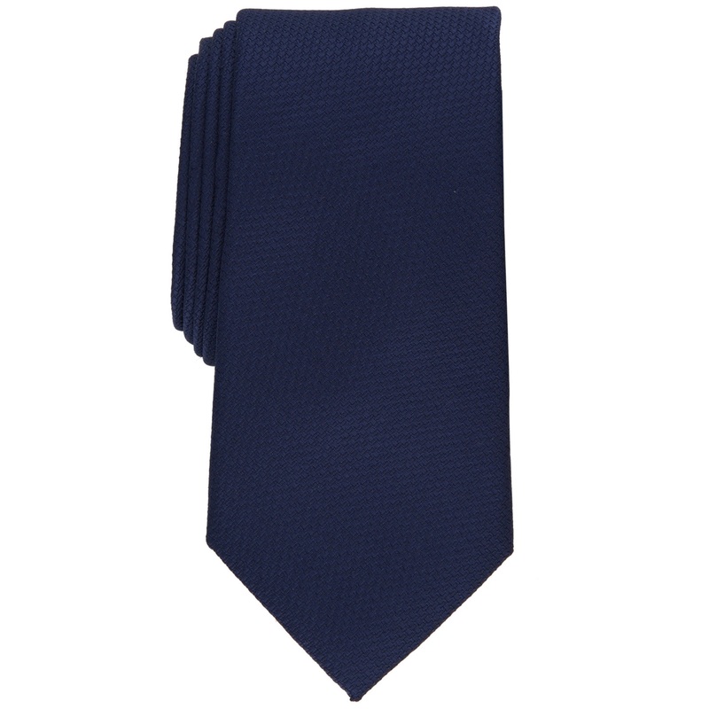 Club Room Mens Solid Navy Tie OS