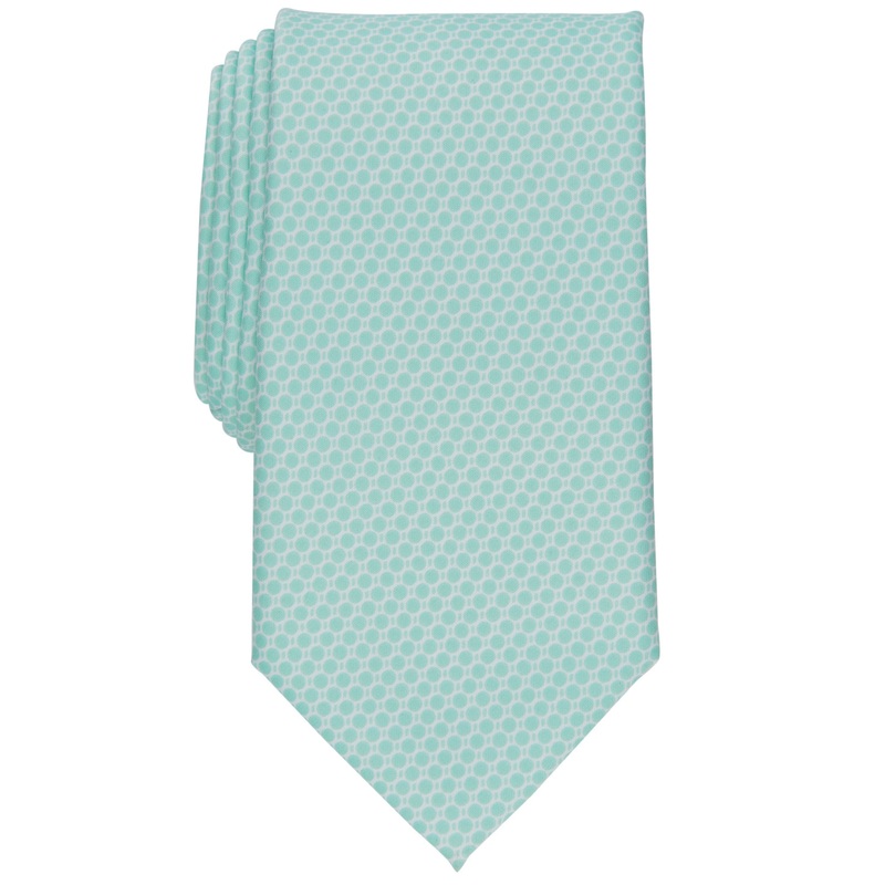 Perry Ellis Men's Necktie Mini Circle Tie Green Reg Osfa