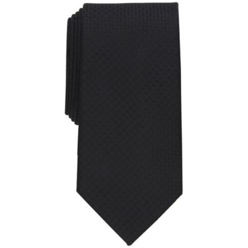 Perry Ellis Mens Classic Wilmot Black Tie
