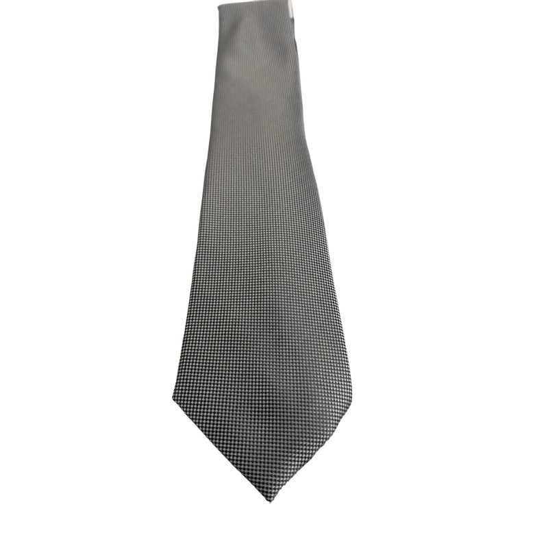 Perry Ellis Oxford Vicuna Brown Check Necktie Tie