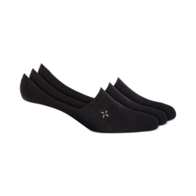 Sun Stone 3 Pk. No Show Socks Black ONE SIZE