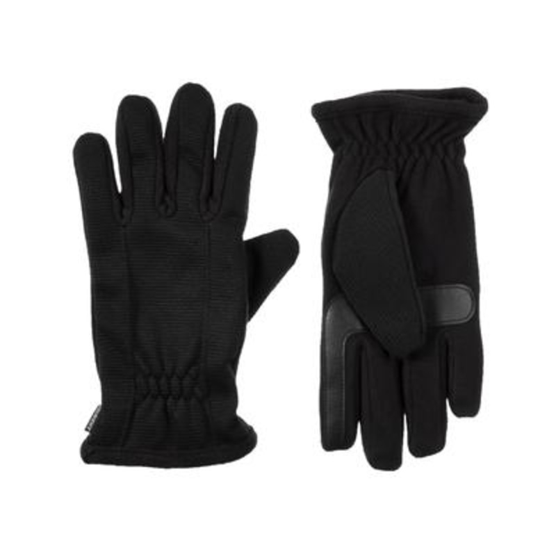 Isotoner Signature Men's Tech Stretch Gloves Black Large