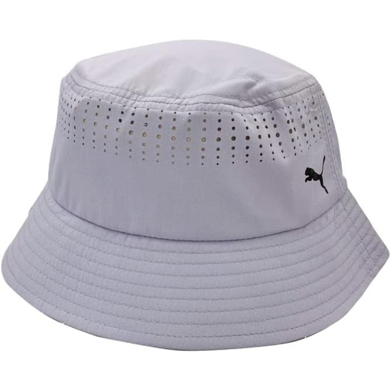 puma unisex-adult Puma Split Vent Bucket Hat Light Grey
