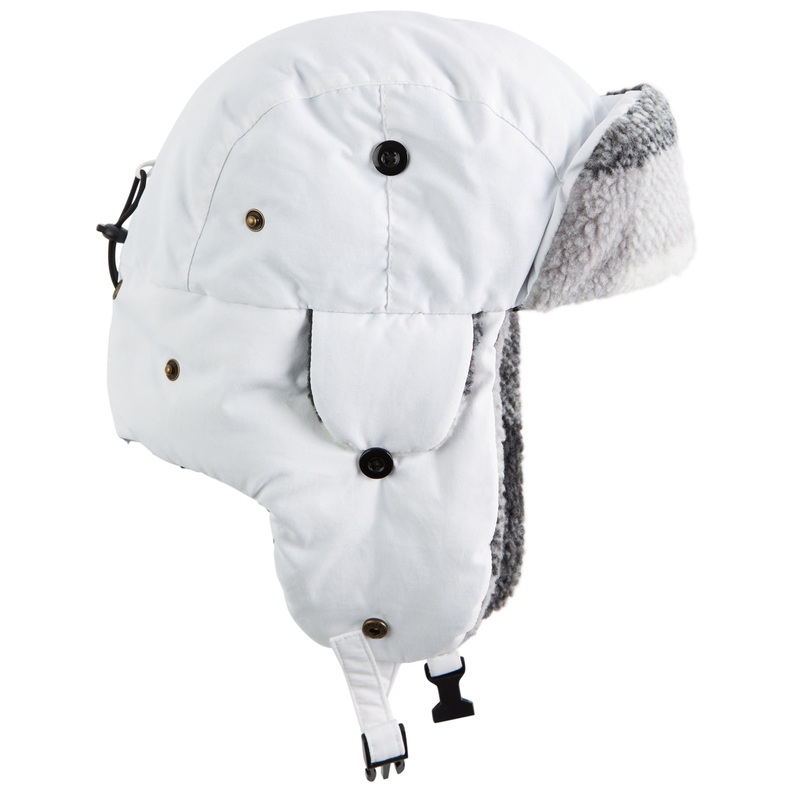 STETSON Dorfman Pacific Men's Fleece-Lined Trooper Hat White Large